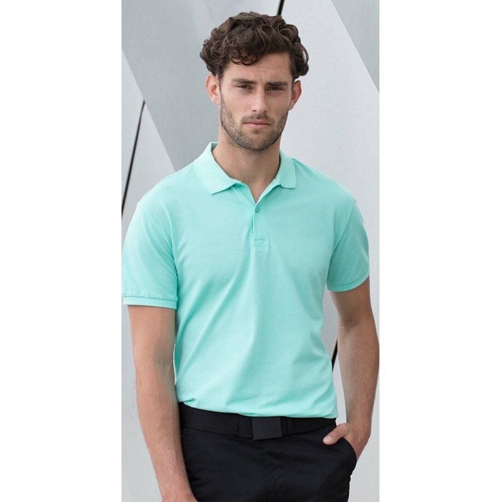 Henbury Modern Fit Collared Short Sleeve Polo Shirt Men's Casual T-Shirt H101