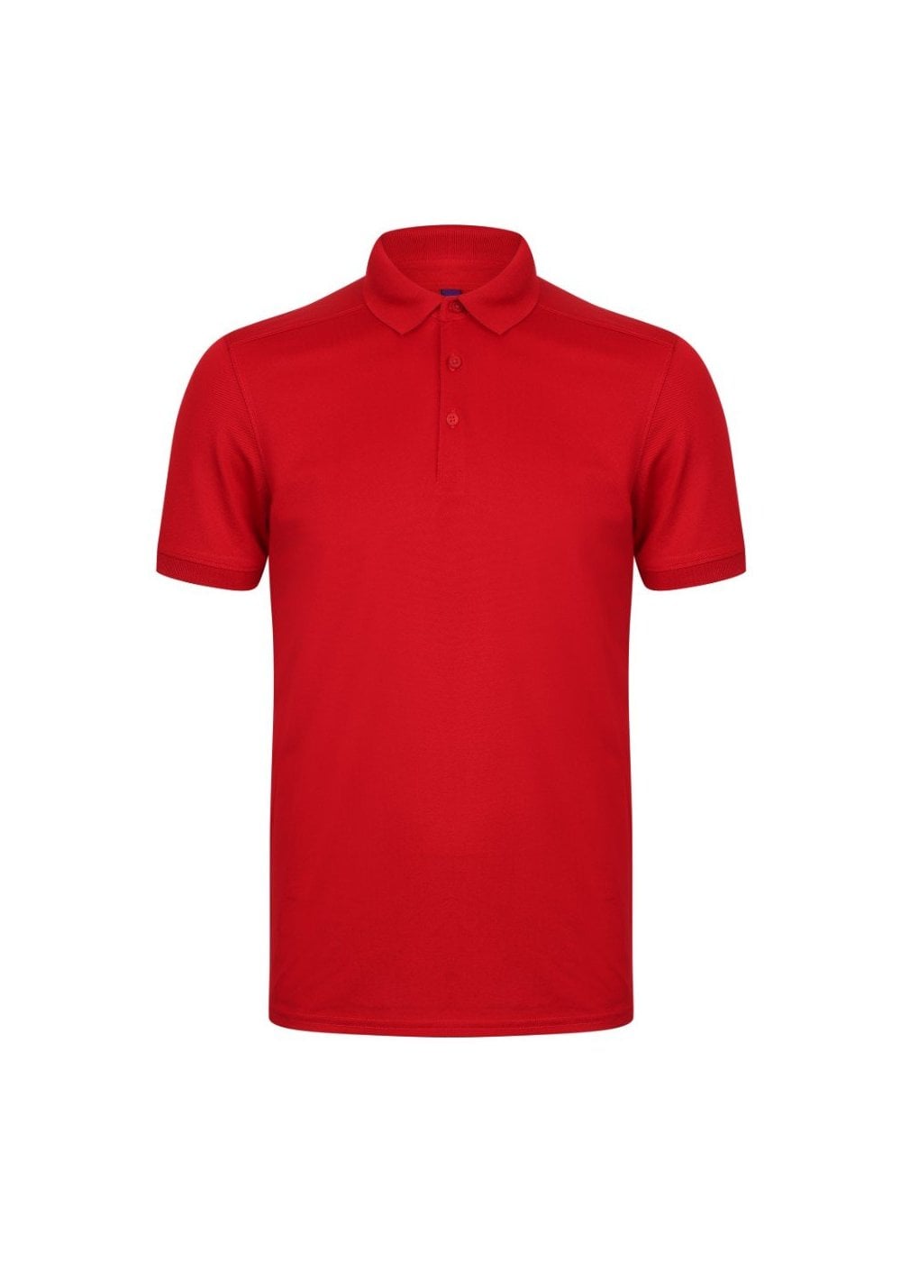 MENS SLIM FIT STRETCH POLO SHIRT WICKING HENBURY H460 - Your Factory Outlet