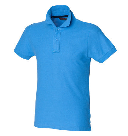 Mens Short Sleeve With Enforced Stand up Collar can be worn down Black Red Blue SFM47 - Your Factory Outlet