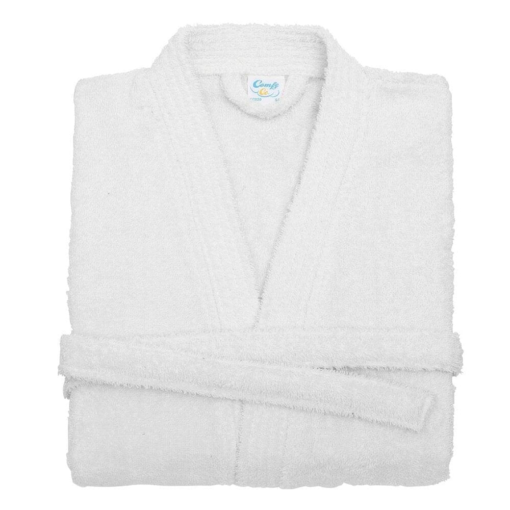 Adults Comfy Co Soft and Cosy Towelling Kimono Robe Dressing Gown CC020