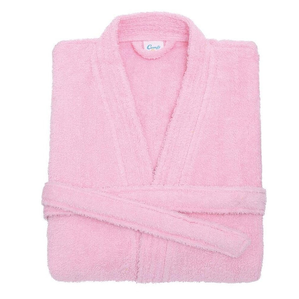 Adults Comfy Co Soft and Cosy Towelling Kimono Robe Dressing Gown CC020