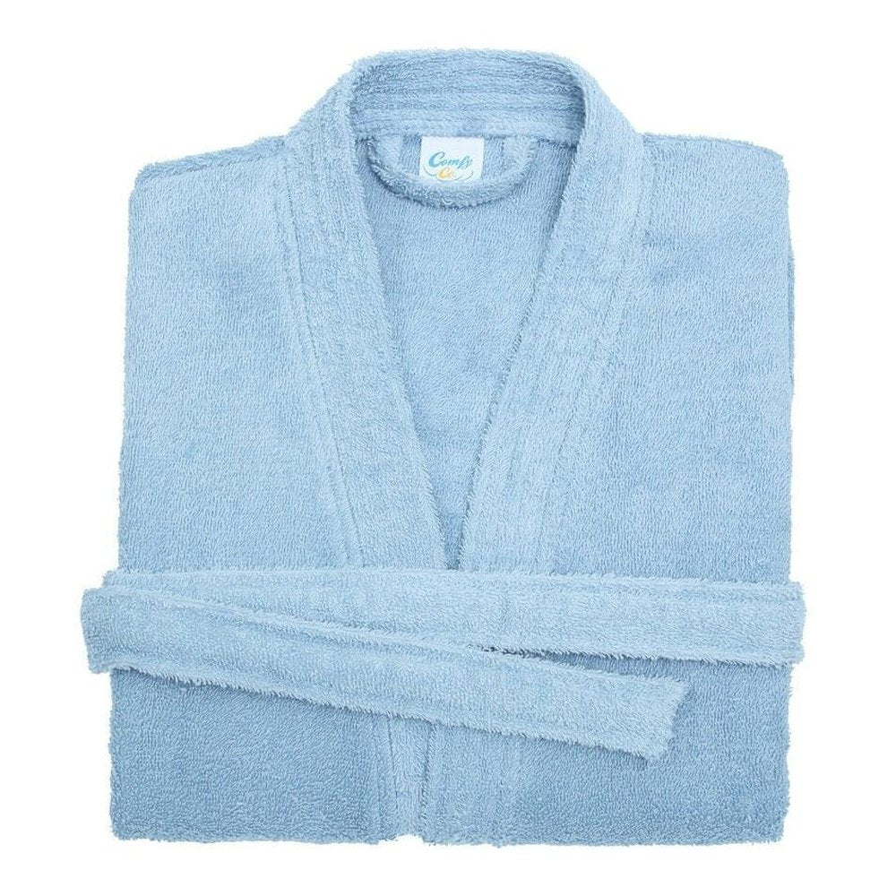 Adults Comfy Co Soft and Cosy Towelling Kimono Robe Dressing Gown CC020