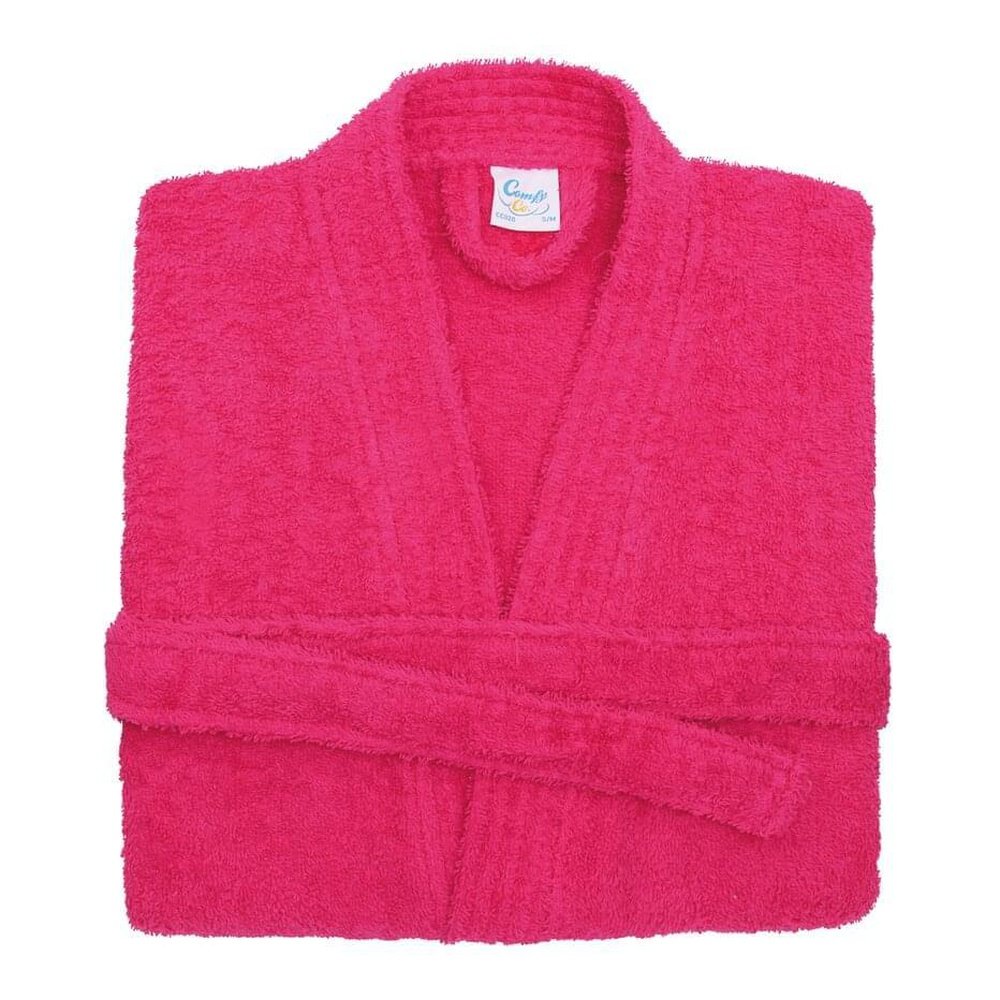 Adults Comfy Co Soft and Cosy Towelling Kimono Robe Dressing Gown CC020