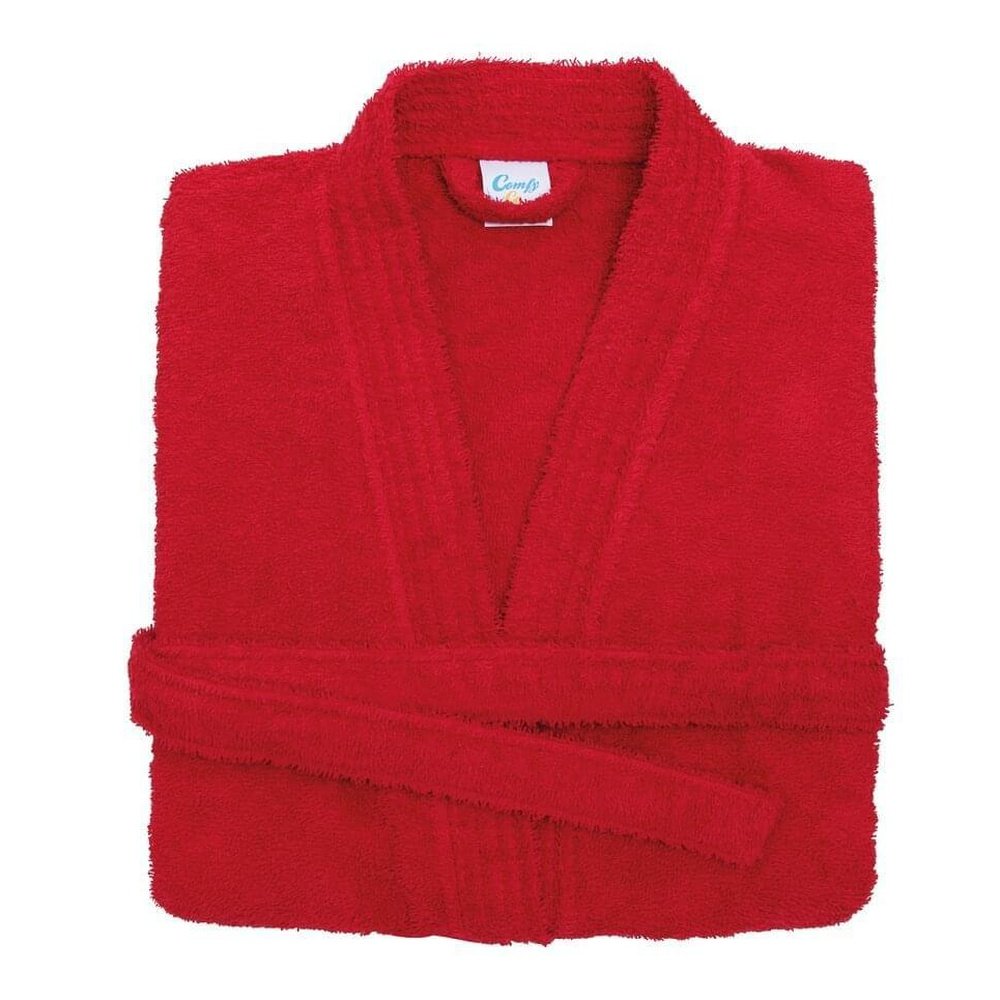 Adults Comfy Co Soft and Cosy Towelling Kimono Robe Dressing Gown CC020