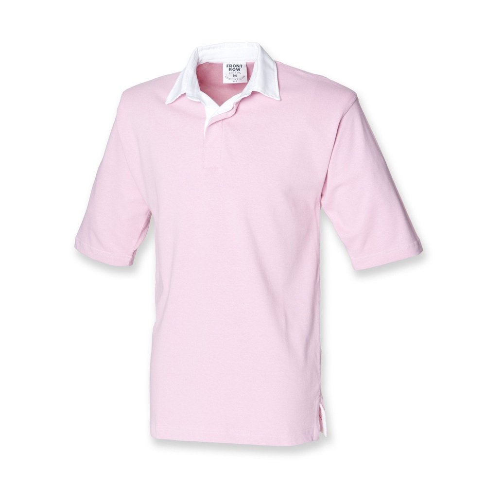 Front Row Short Sleeve Cotton Rugby Shirt Small - 2XL FR003