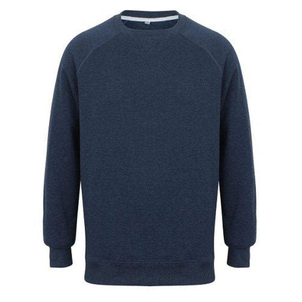 Gents Crew Neck Long Sleeve Slim Fit French Terry Sweatshirt Top FR834