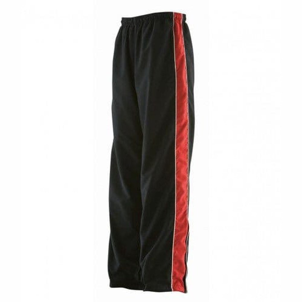 Kids Piped Contrast Lined Zipped Pockets Trackpant Jogger Bottoms LV852