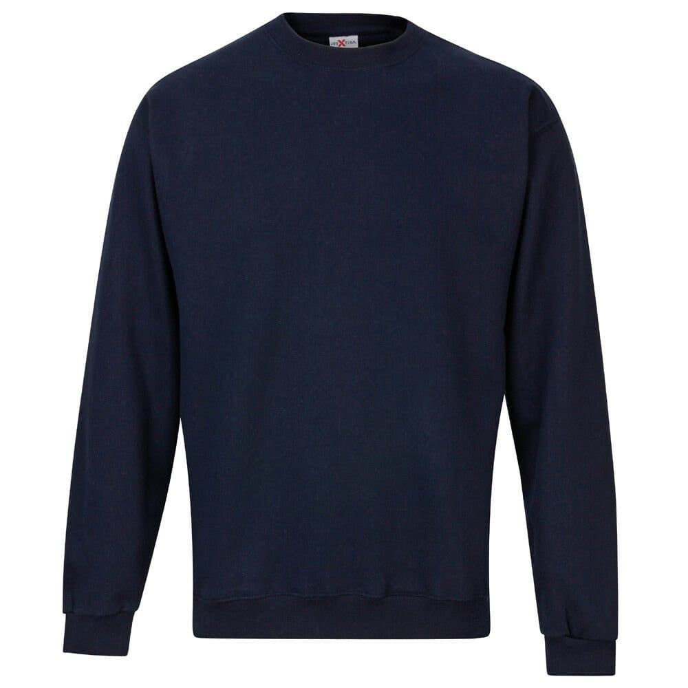 Men's Classic Crew Neck Sweatshirt Top Workwear Sweat Leisurewear S-4XL RX300