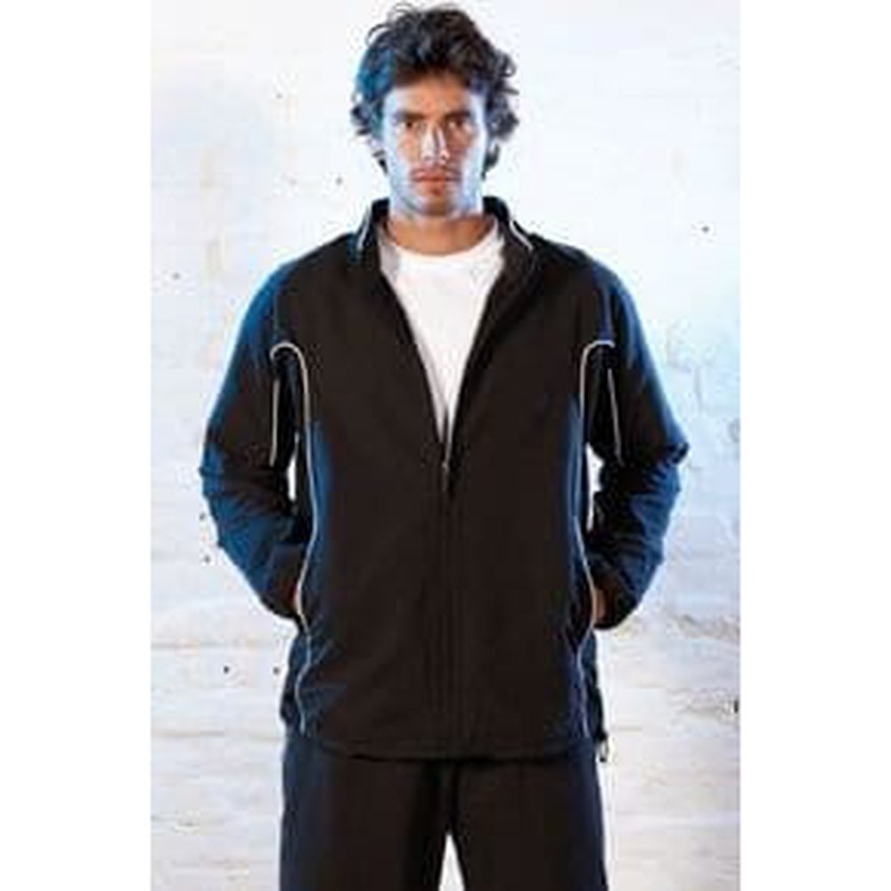 Tombo Showerproof Windproof Mens Full Zip Training Track Top TL46