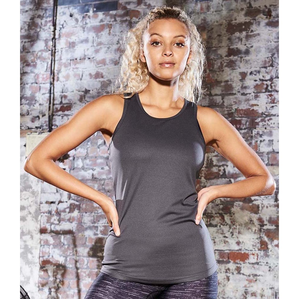 Ladies Girlie Fit AWDis Cool Vest Racer Back, Lightweight, Wicking T-Shirt JC015