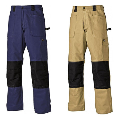 Dickies Men's Grafter Duo-Tone Workwear Trouser Grey, Khaki, Black WD011, WD4930