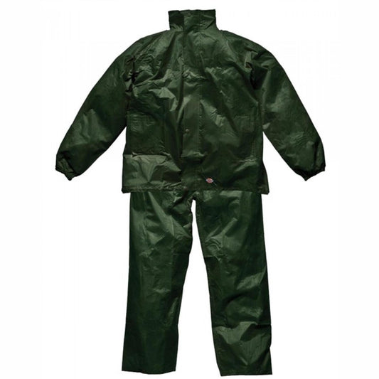 Dickies Vermont waterproof suit Jacket & Trousers Navy & Green WD080