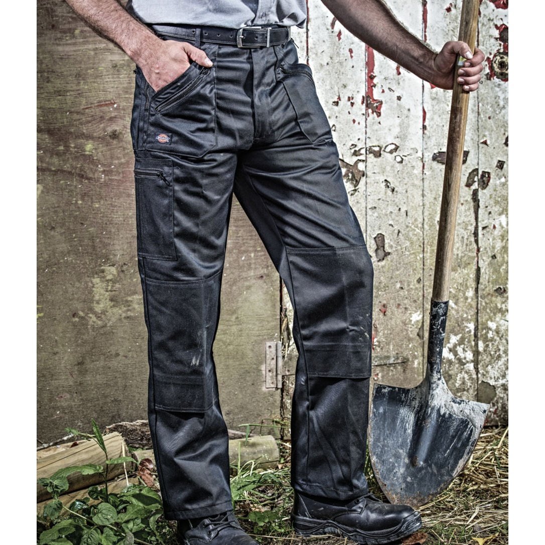 Dickies Redhawk Men's Action Workwear Trousers Black Navy Grey WD005