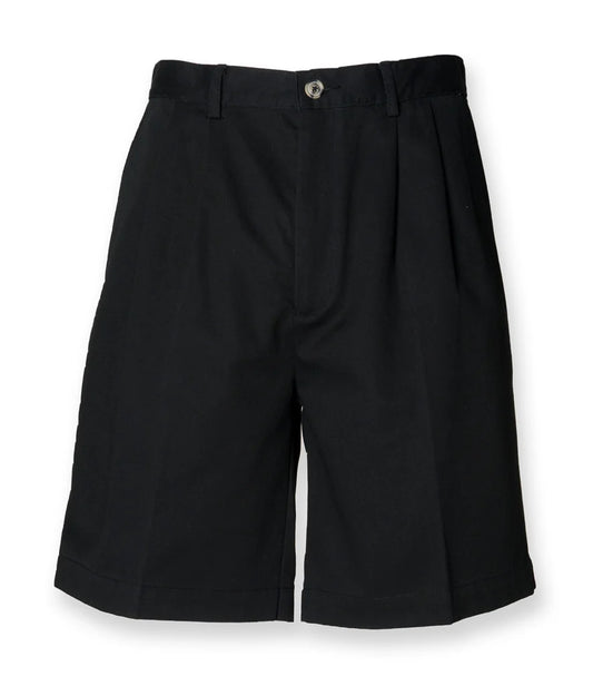 GENTS CHINO SHORT HENBURY H605 BLACK OR STONE RRP £19.99 - Your Factory Outlet