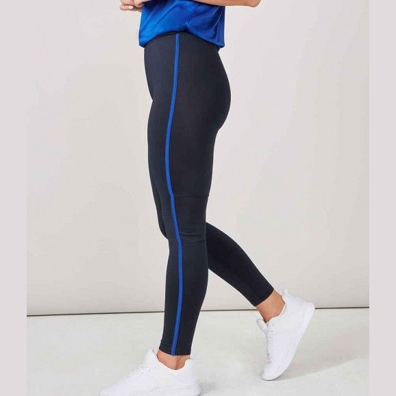 Ladies full length contrast workout leggings more colours available LV895