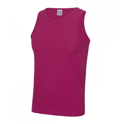 Adults AWDis Sleeveless Active Fit Lightweight Neoteric Wicking Fabric Vest Top 3 colours JC007