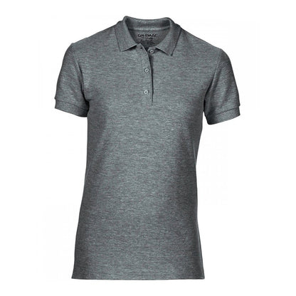 Ladies Short Sleeve Gildan Premium Cotton Slightly Fitted Polo Top 5 Colour GD43