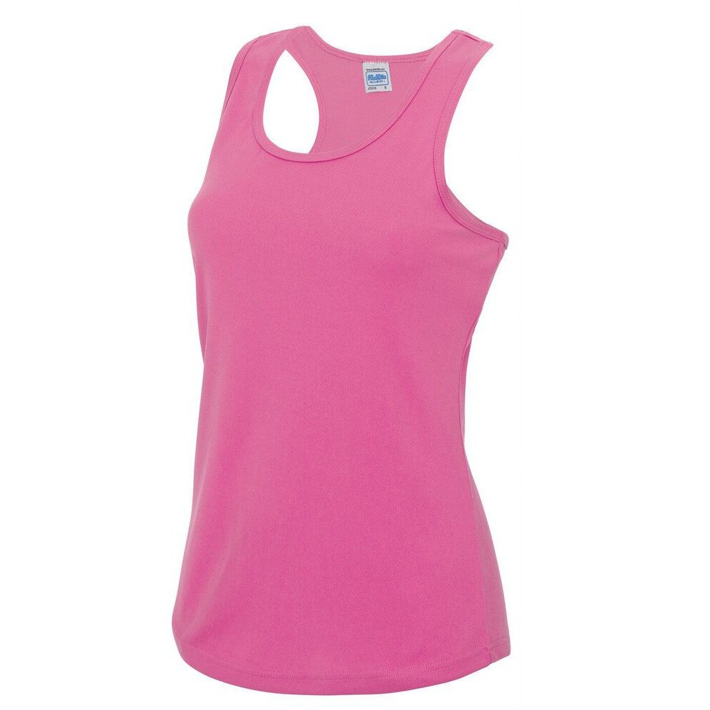 Ladies Girlie Fit AWDis Cool Vest Racer Back, Lightweight, Wicking T-Shirt JC015