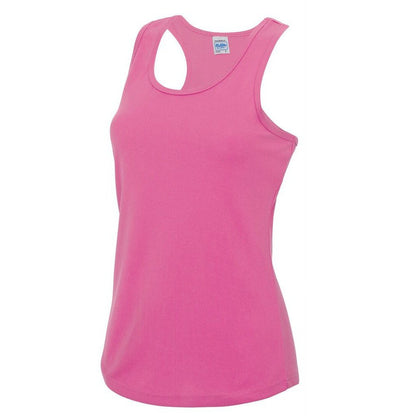 Ladies Girlie Fit AWDis Cool Vest Racer Back, Lightweight, Wicking T-Shirt JC015
