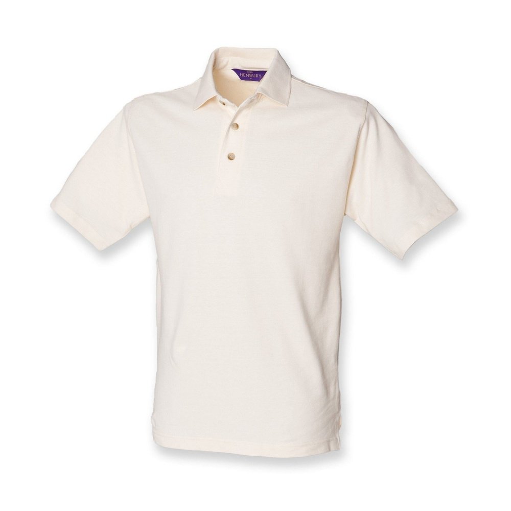 New Mens Gents Henbury Classic Cotton Polo T-Shirt Top SMALL - 3XL H100