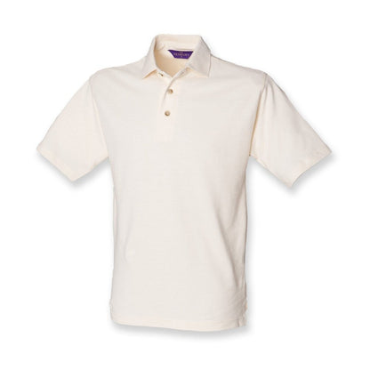 New Mens Gents Henbury Classic Cotton Polo T-Shirt Top SMALL - 3XL H100