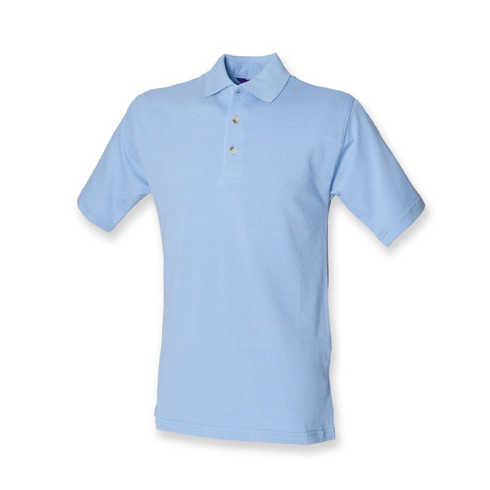 New Mens Gents Henbury Classic Cotton Polo T-Shirt Top SMALL - 3XL H100