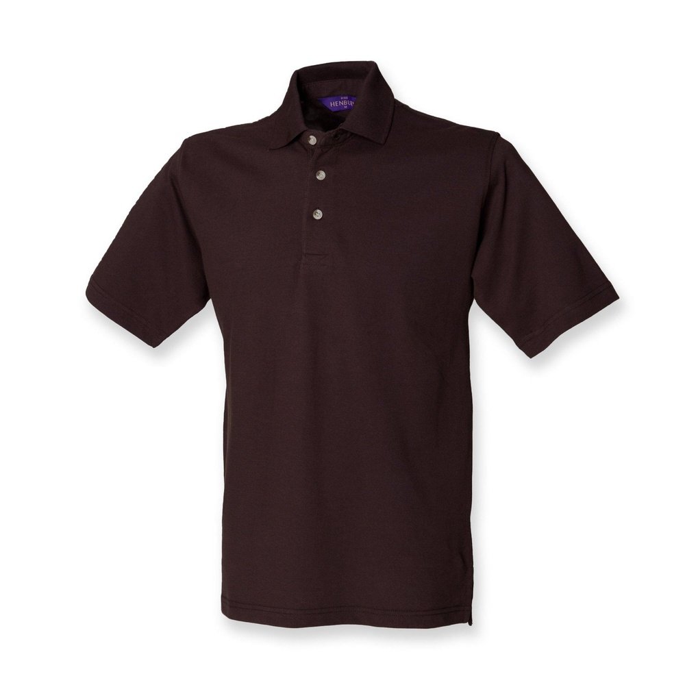 New Mens Gents Henbury Classic Cotton Polo T-Shirt Top SMALL - 3XL H100