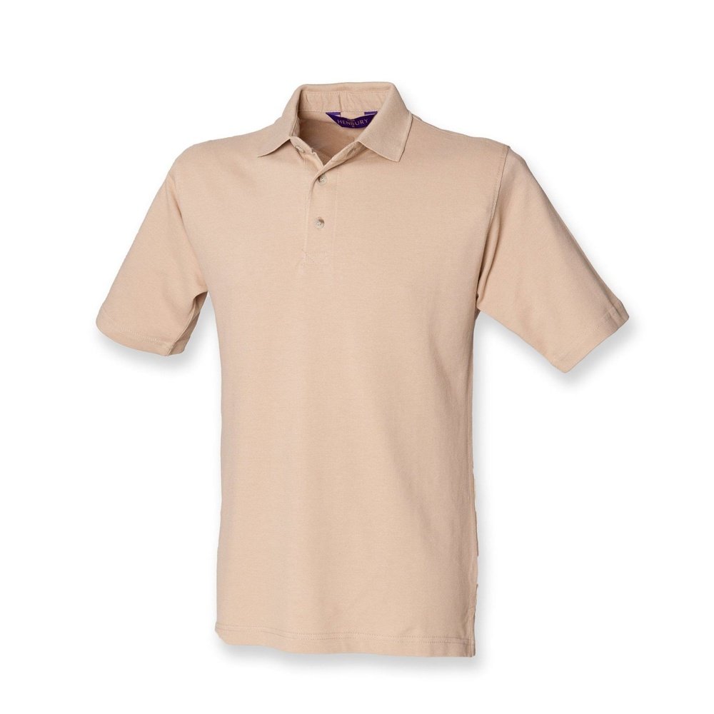 New Mens Gents Henbury Classic Cotton Polo T-Shirt Top SMALL - 3XL H100