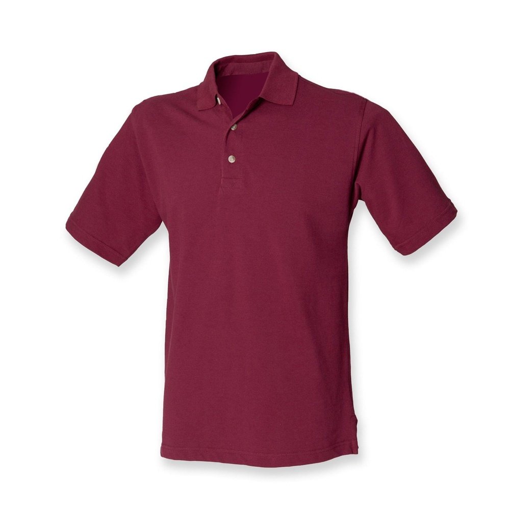New Mens Gents Henbury Classic Cotton Polo T-Shirt Top SMALL - 3XL H100
