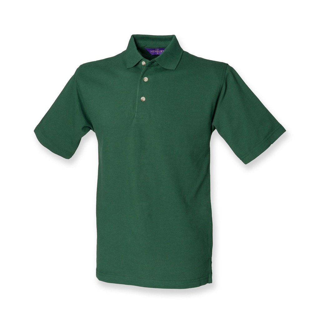 New Mens Gents Henbury Classic Cotton Polo T-Shirt Top SMALL - 3XL H100