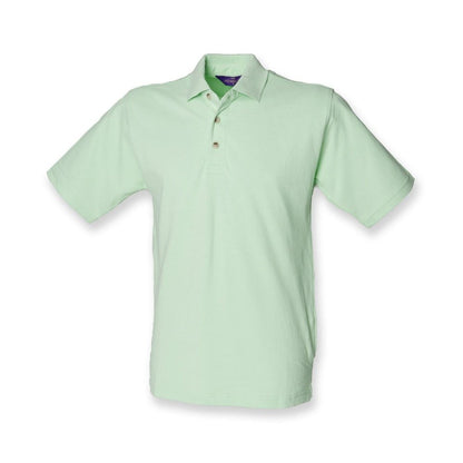 New Mens Gents Henbury Classic Cotton Polo T-Shirt Top SMALL - 3XL H100