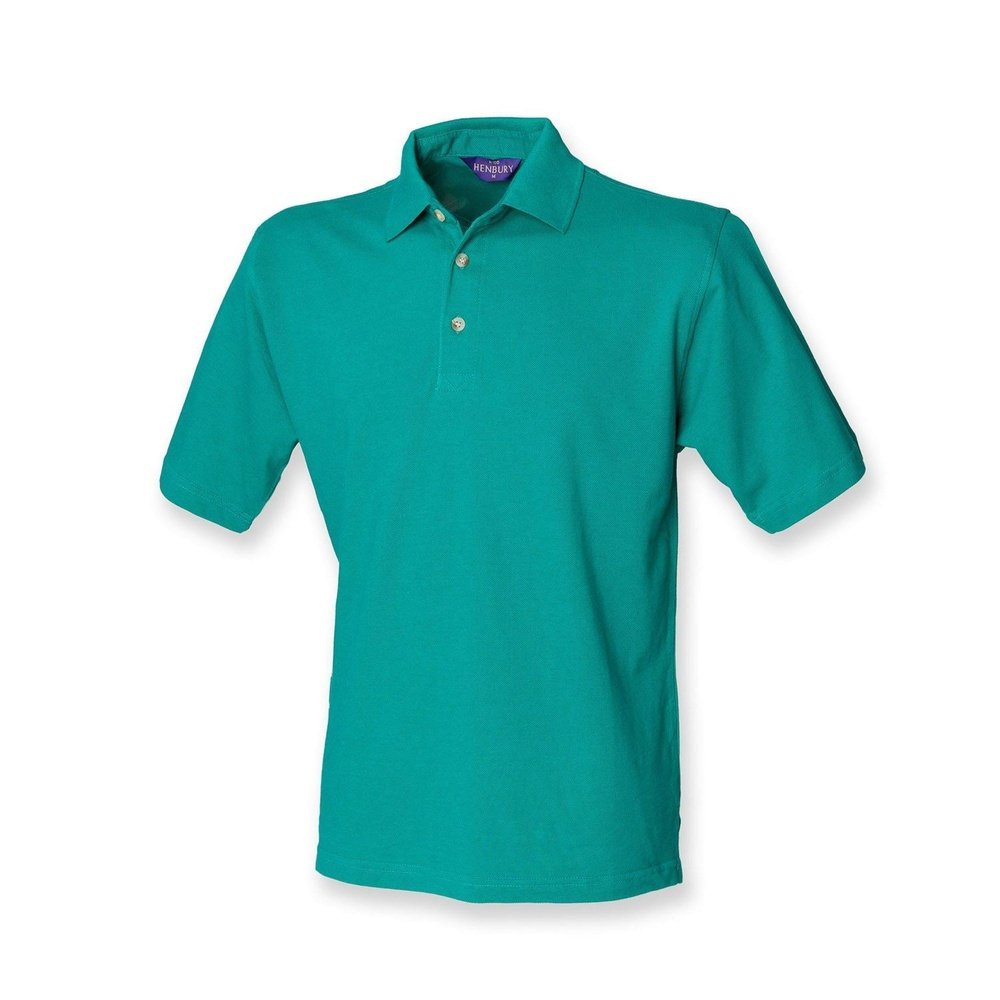 New Mens Gents Henbury Classic Cotton Polo T-Shirt Top SMALL - 3XL H100