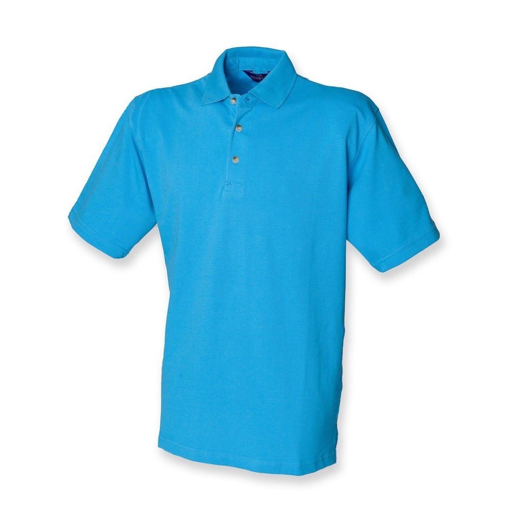 New Mens Gents Henbury Classic Cotton Polo T-Shirt Top SMALL - 3XL H100