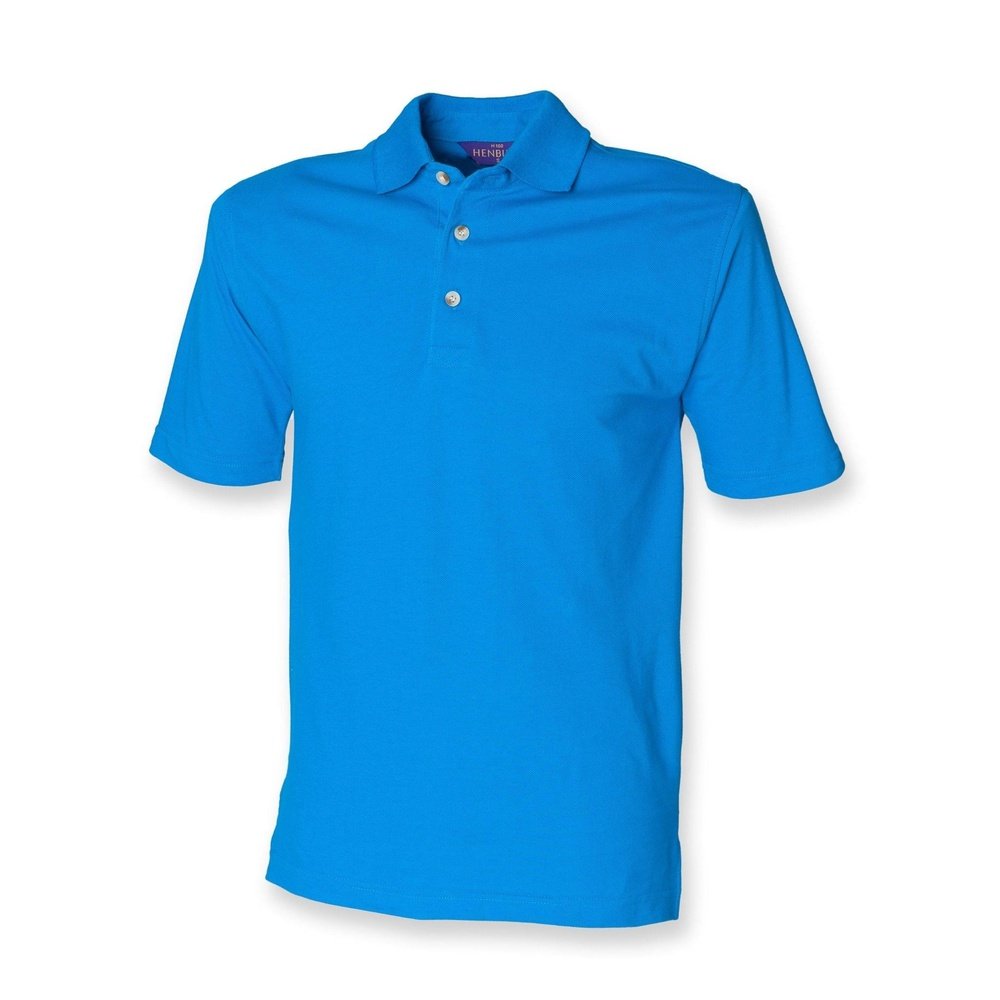 New Mens Gents Henbury Classic Cotton Polo T-Shirt Top SMALL - 3XL H100