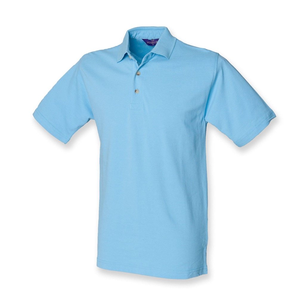 New Mens Gents Henbury Classic Cotton Polo T-Shirt Top SMALL - 3XL H100