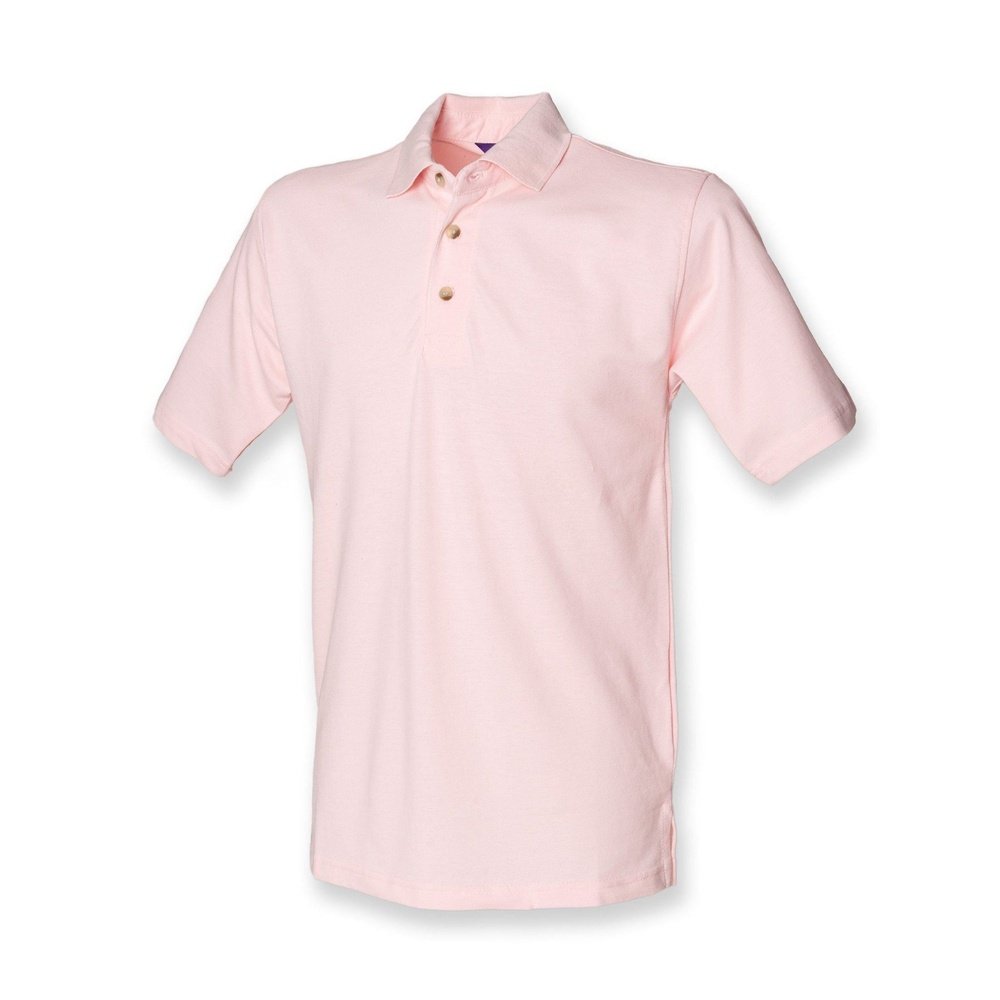 New Mens Gents Henbury Classic Cotton Polo T-Shirt Top SMALL - 3XL H100