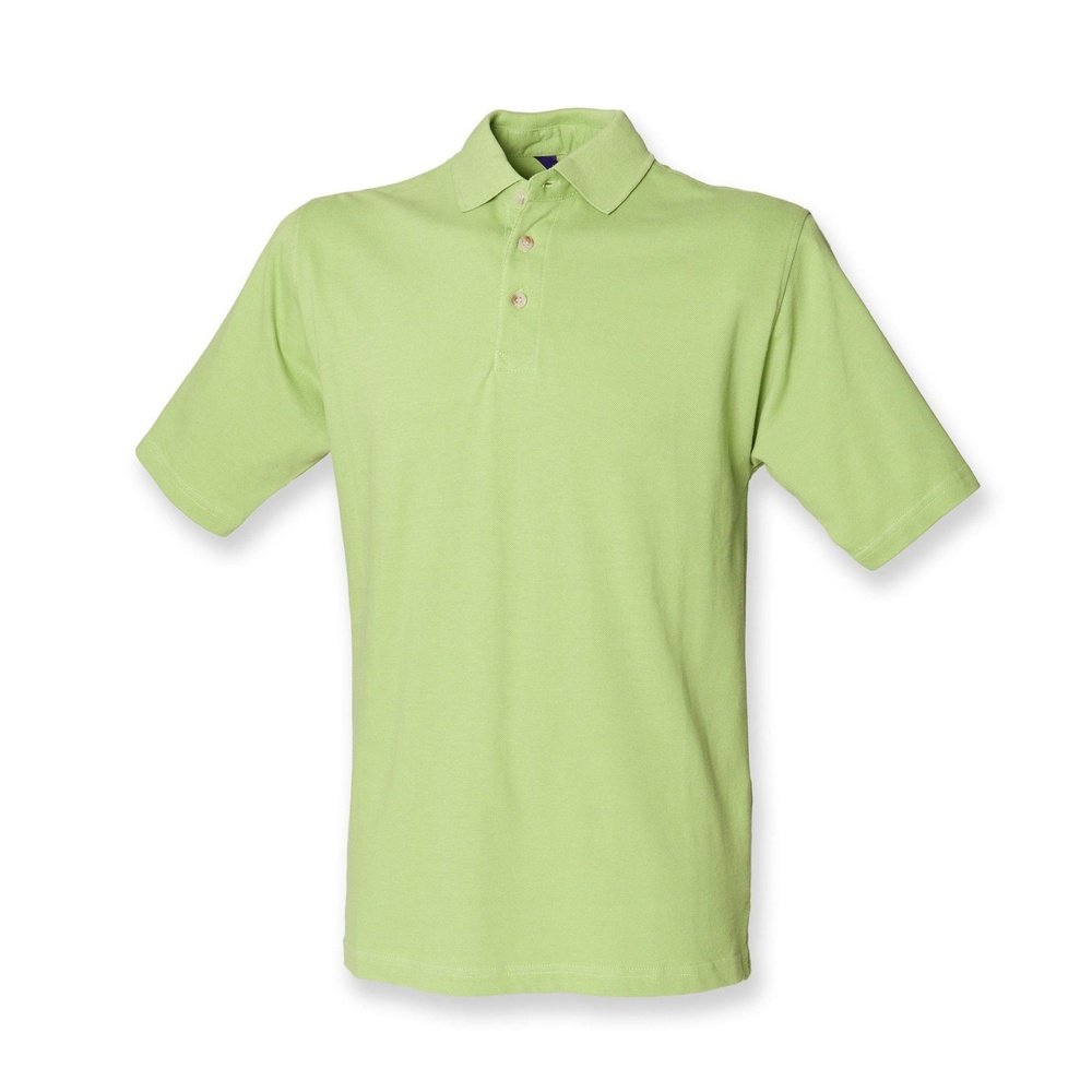 New Mens Gents Henbury Classic Cotton Polo T-Shirt Top SMALL - 3XL H100