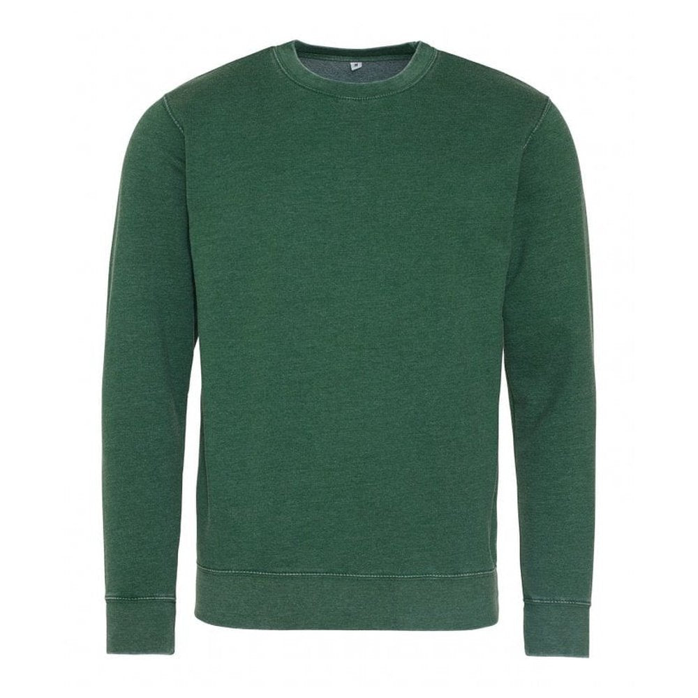 AWDis Washed Effect Long Sleeve Unisex Sweatshirt Various Colours Small - 3XL JH093