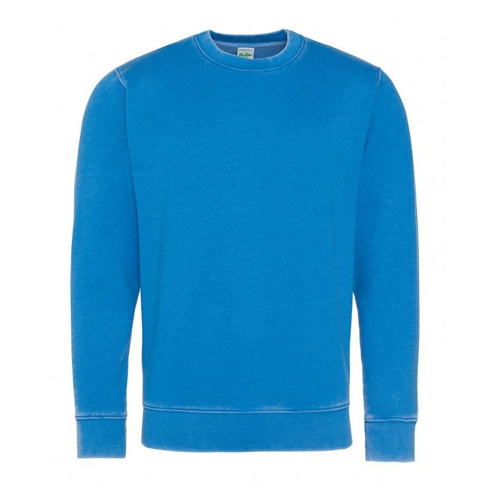 AWDis Washed Effect Long Sleeve Unisex Sweatshirt Various Colours Small - 3XL JH093