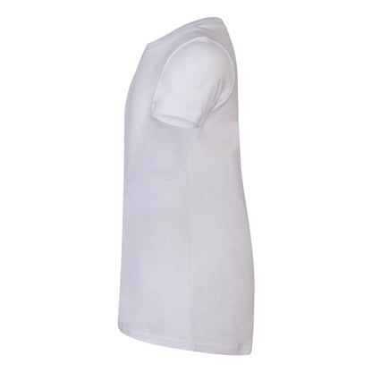 Kids Longer Length Dipped Hem Soft Cotton Short Sleeve T-Shirt Black White SM258