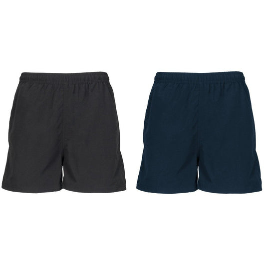 Tombo Startline Adult's Microfibre Track Sport Shorts Black, Navy TL800