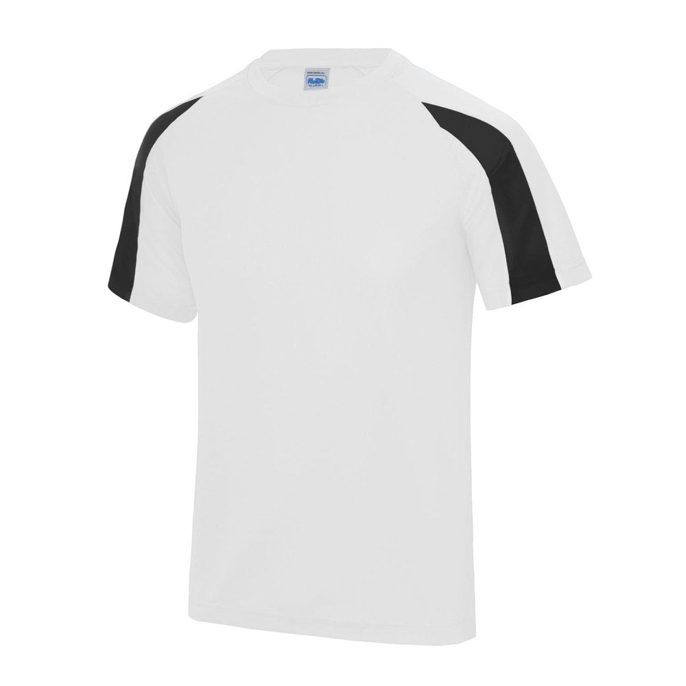 AWDis Gent's Just Cool Performance Contrast T-shirt Gym Top Small JC003