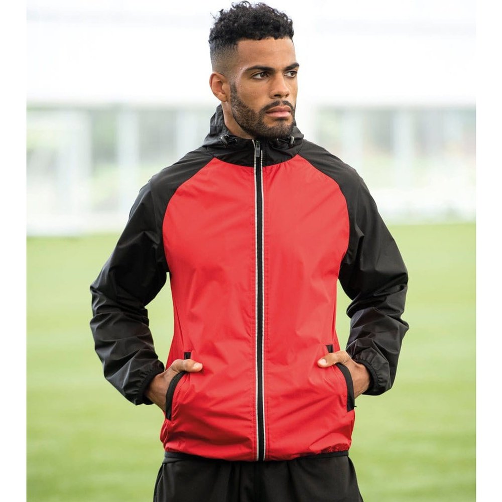 AWDis Just Cool Contrast Windshield Lightweight Jacket Wind/Shower Resistant JC062