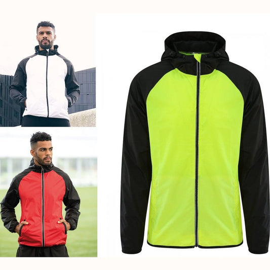 AWDis Just Cool Contrast Windshield Lightweight Jacket Wind/Shower Resistant JC062