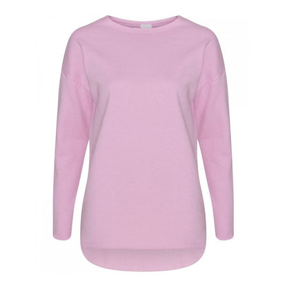 Comfy Co Ladies Lounge Wear Gals Oversized Cosy Sweatshirt 5 Colours CC065