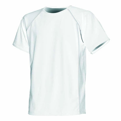 Finden & Hales Gents Performance Wicking Coolplus Mens TShirt Royal White LV270