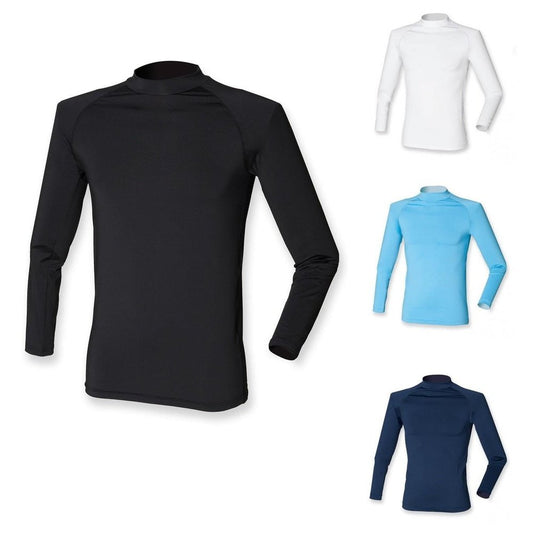 Finden & Hales Long Sleeve Team Mens Base Layer T-Shirt Top LV260