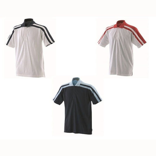 FINDEN & HALES MENS RACING TENNIS COTTON POLO T-SHIRT S-XXL LV328