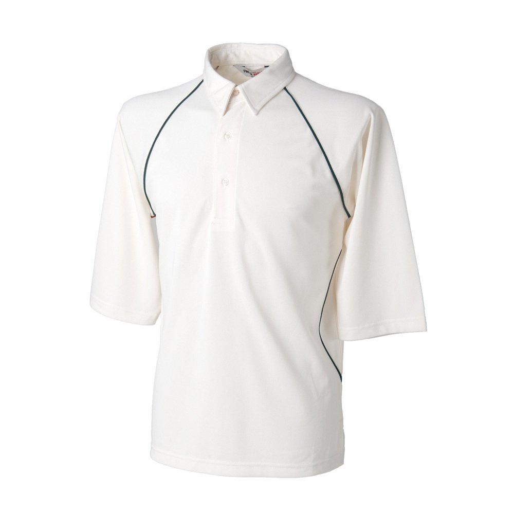 Finden & Hales Piped Coolplus® Cricket Shirt available in 2 Coloured trims LV103
