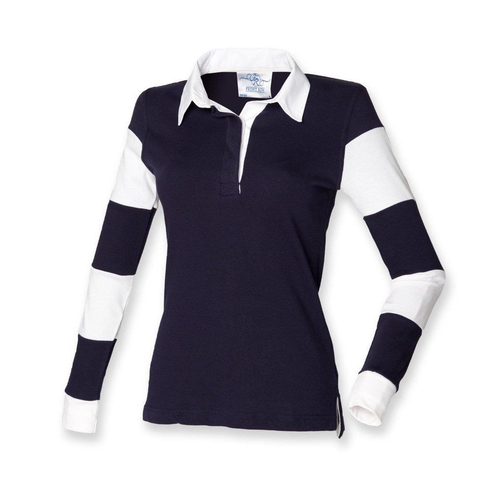 Front Row Ladies T-Shirt Long Sleeve Slim Fit Rugby Womens FR103
